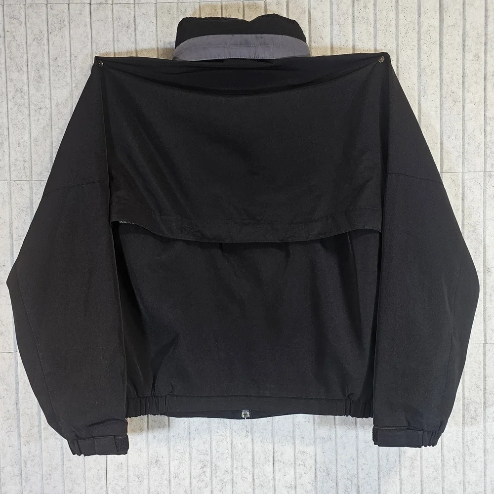 Port Authority Black Windbreaker Jacket Hooded Lightweight Women’s M - Picture 3 of 4